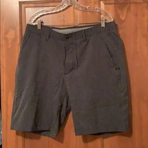 Gray UA golf shorts